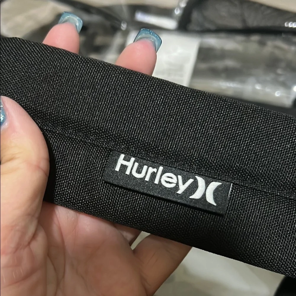 Hurley Gray and Black Backpack Transparent Design